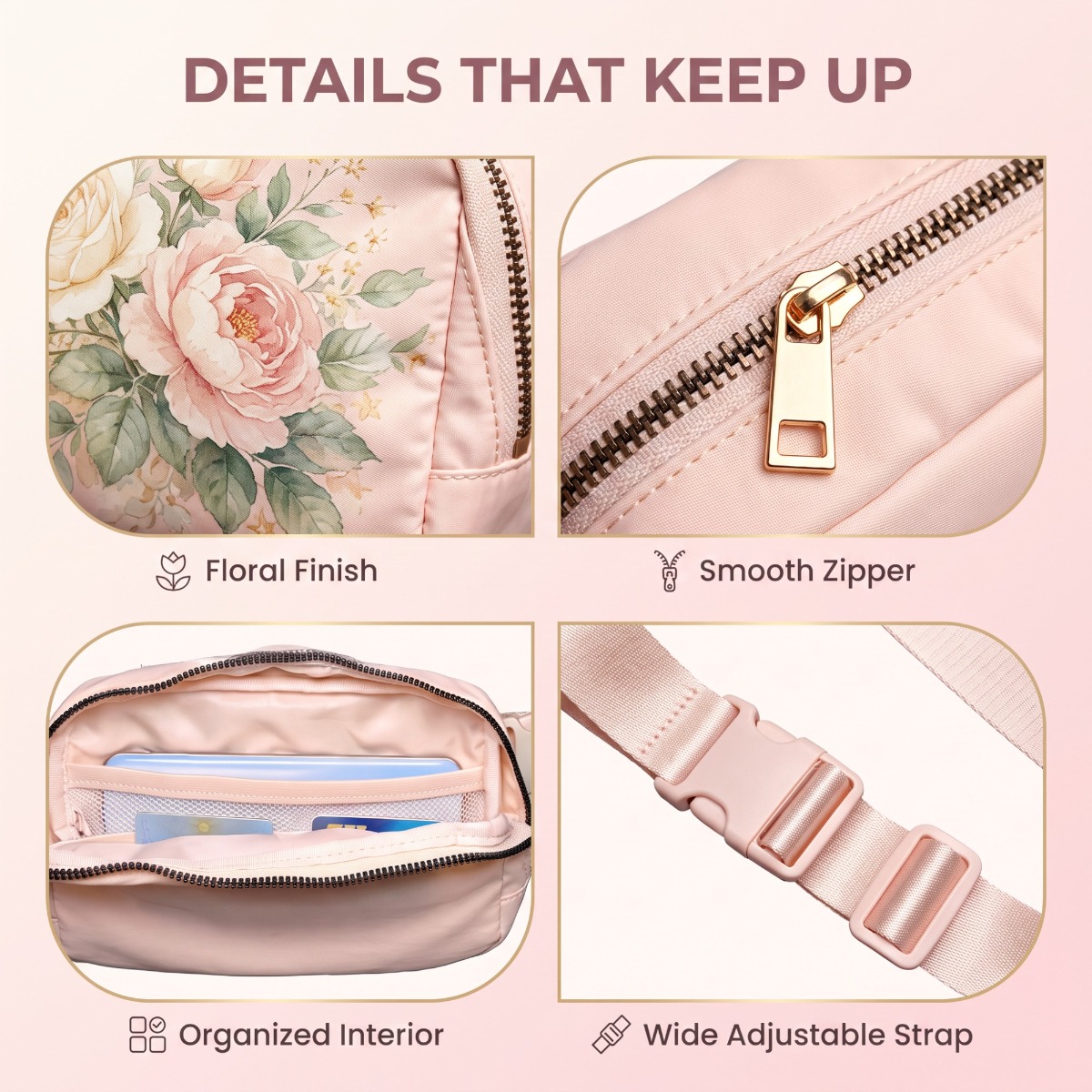 Belt Bag — Vintage Rose-Pink — view 2