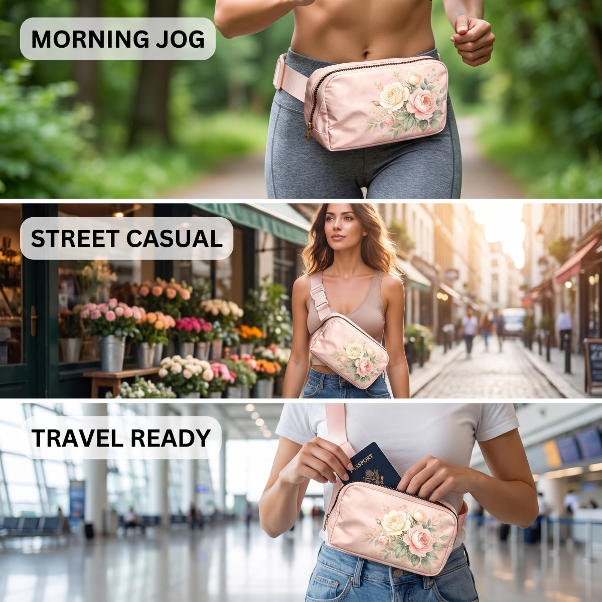 Belt Bag — Vintage Rose-Pink — view 6