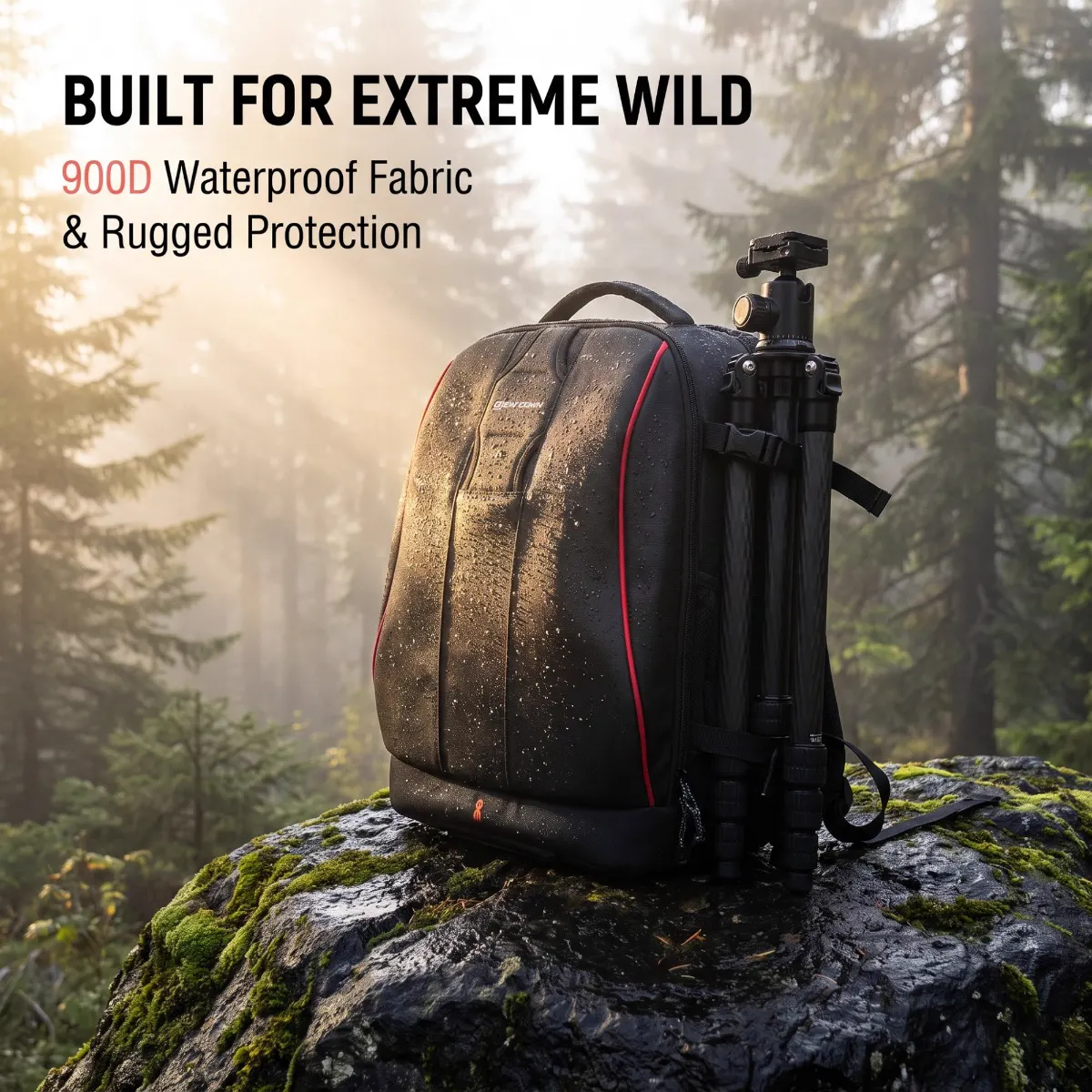 Camera Backpack — Multi-Pocket Design — scene-2 view