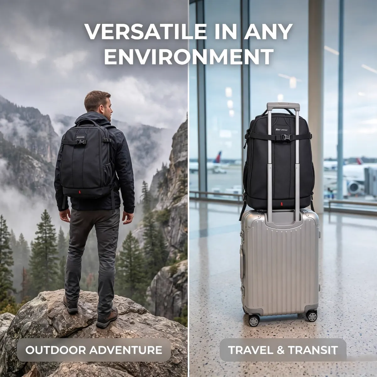 Camera Bag — Outdoor & Travel — scene view