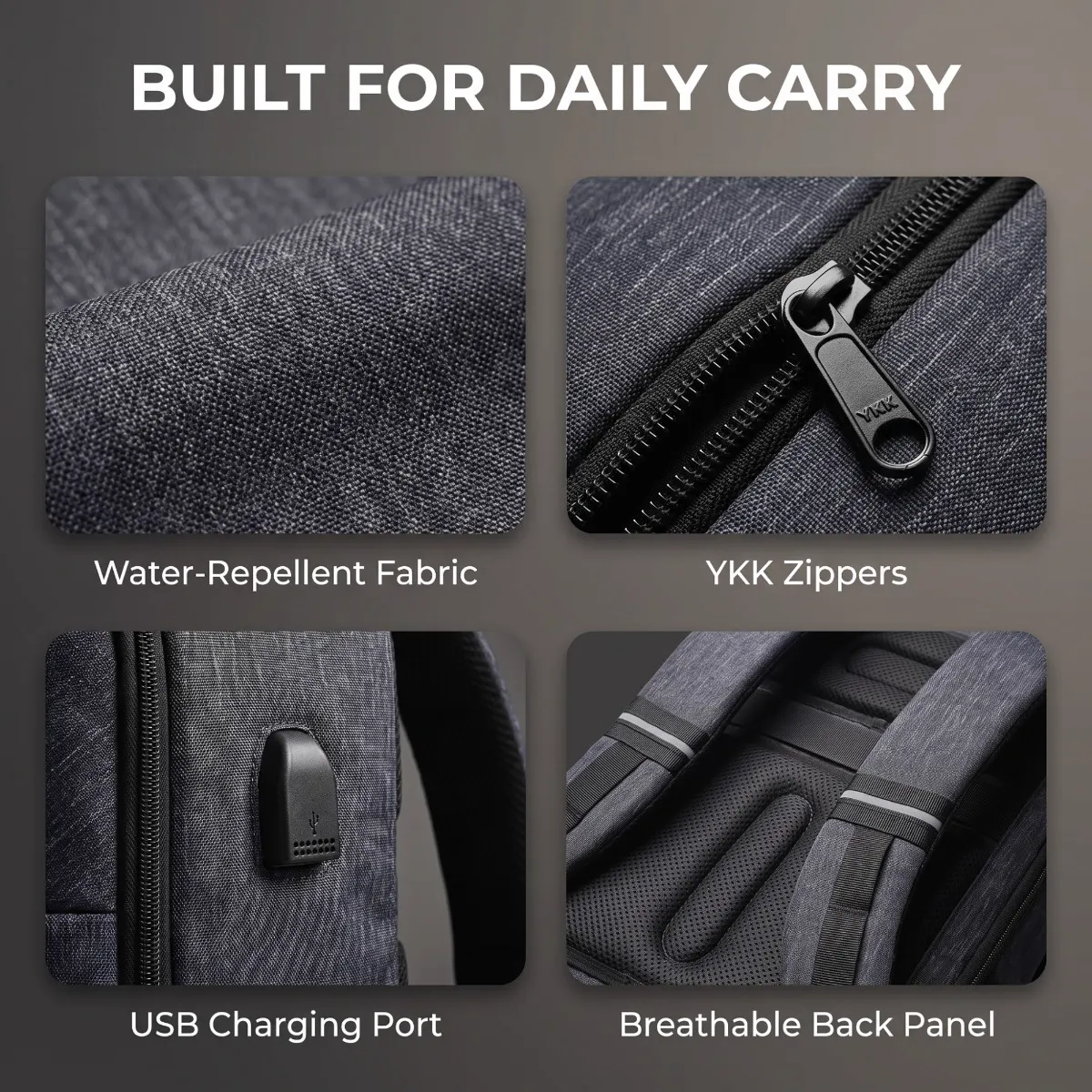 Camera Backpack — Large Capacity — detail view