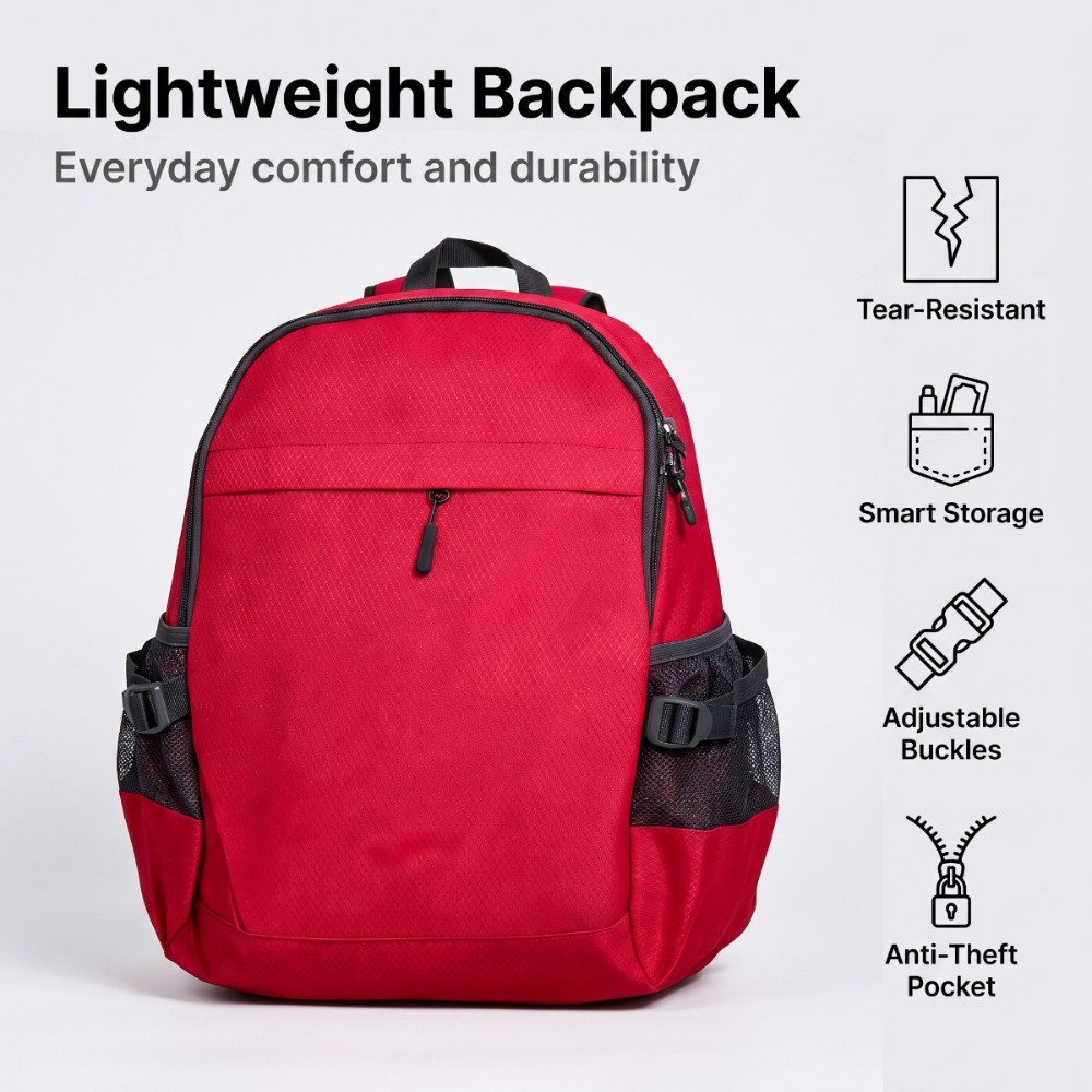 Daypack-Red — view 5