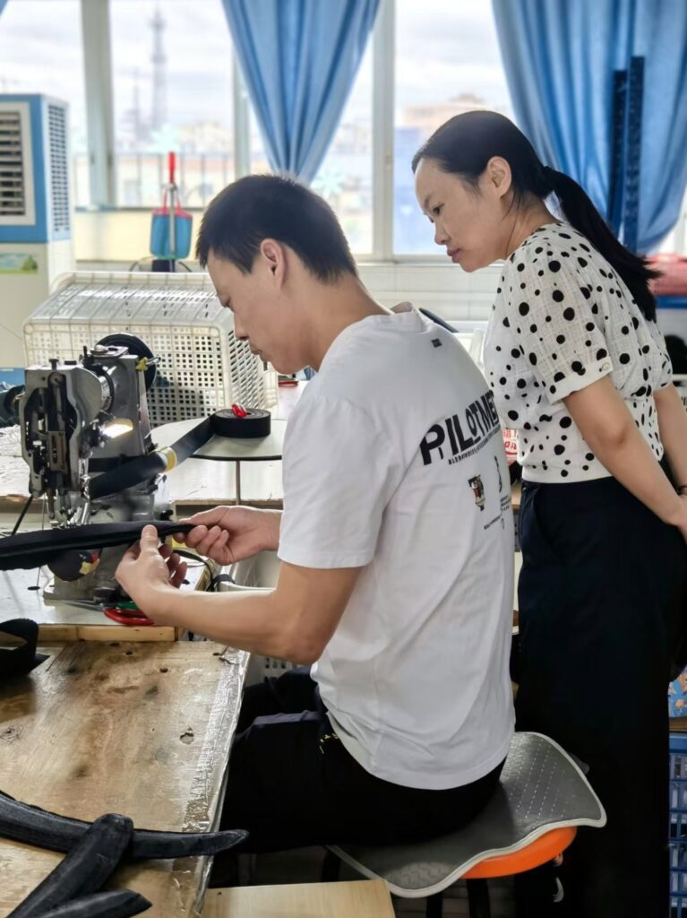 Production management - OEM bag manufacturing Shiling China