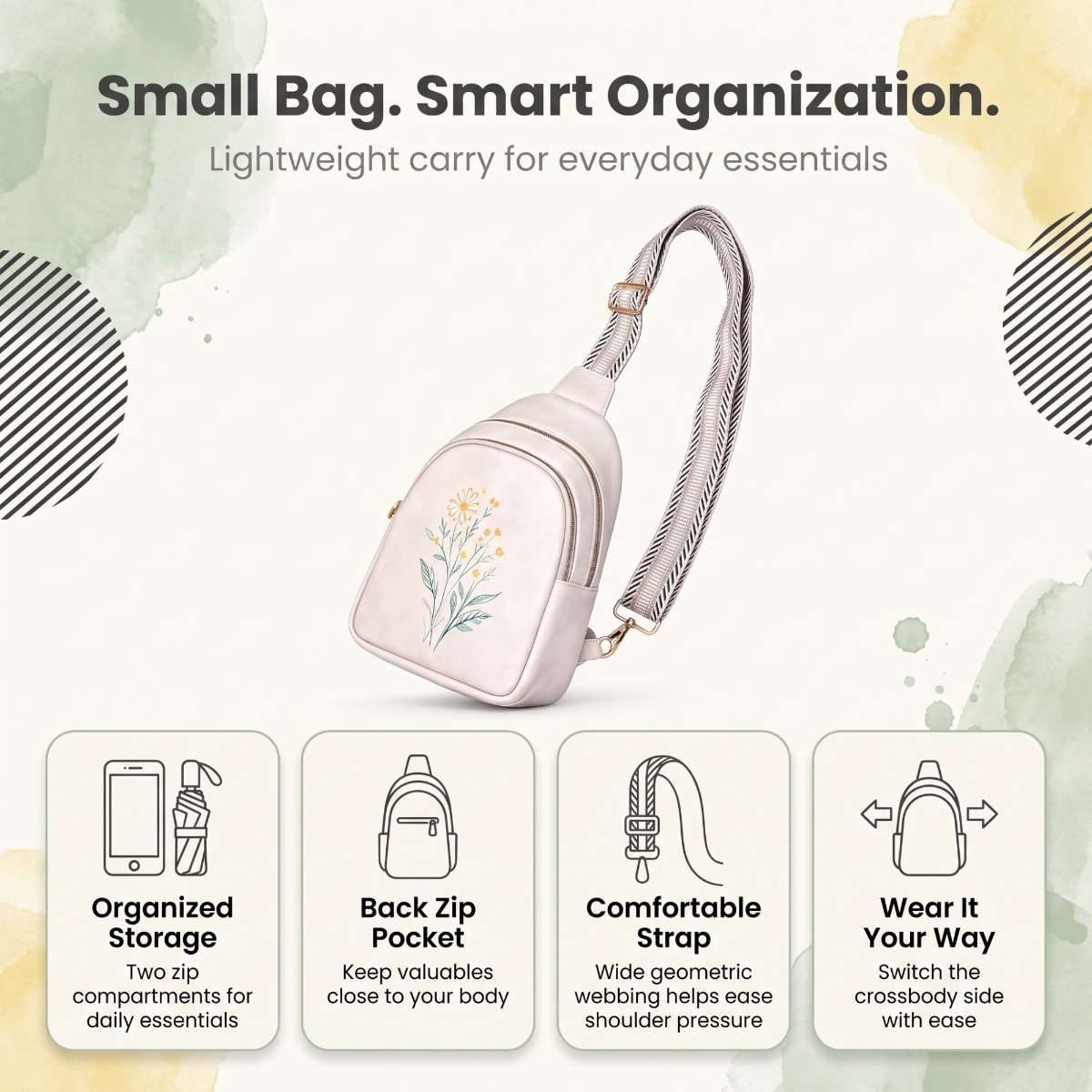 Sling Bag — Beige — view 4