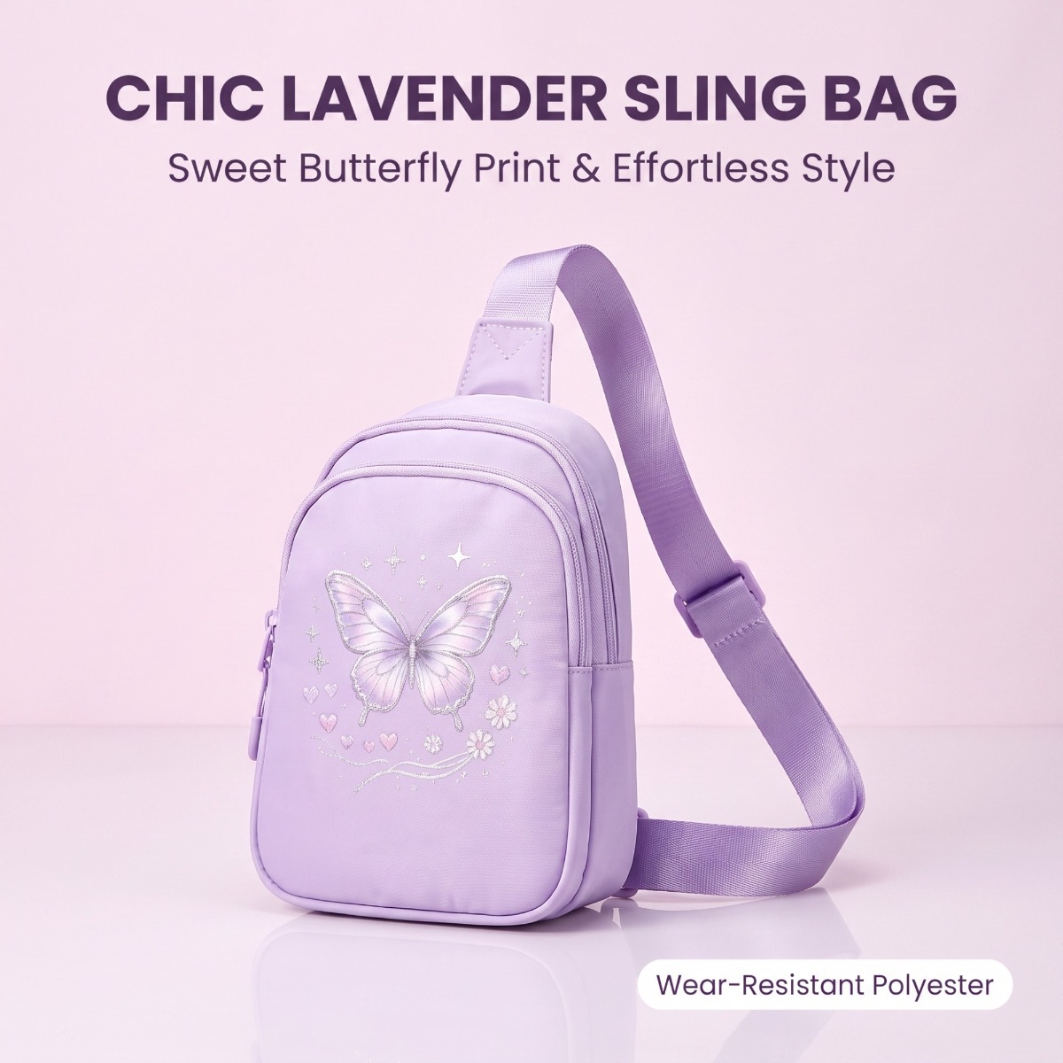 Sling Bag — Pink — view 3