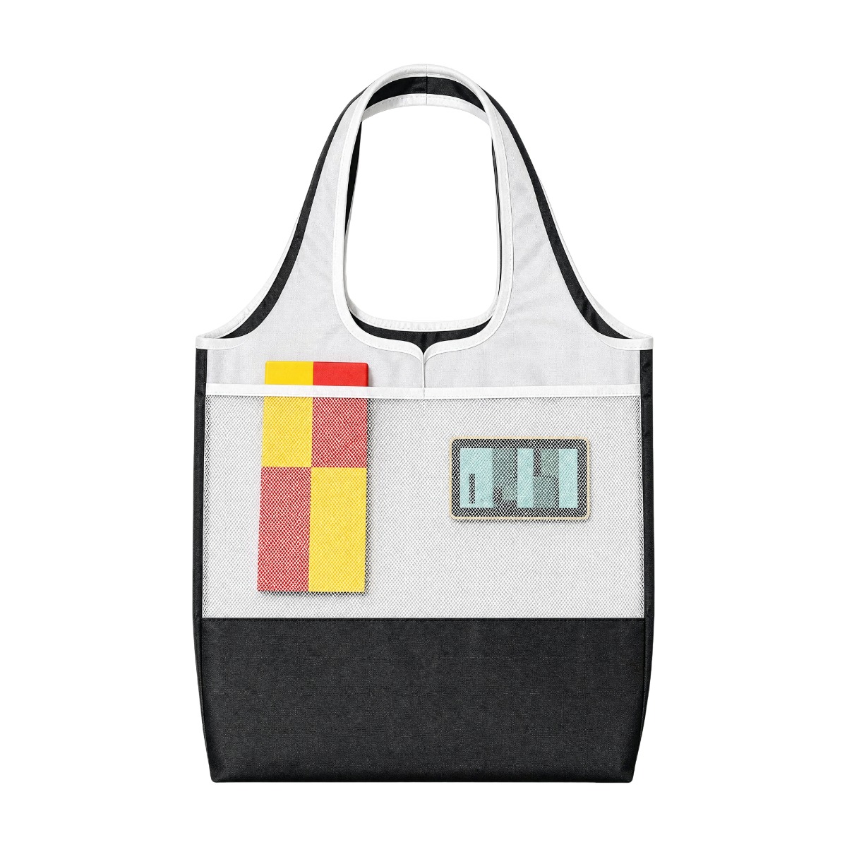 Mesh Pocket Tote Bag