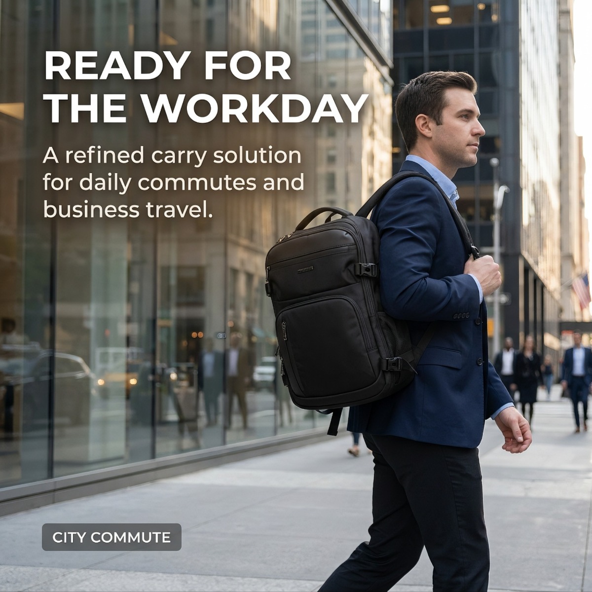 Laptop Backpack — lifestyle scene